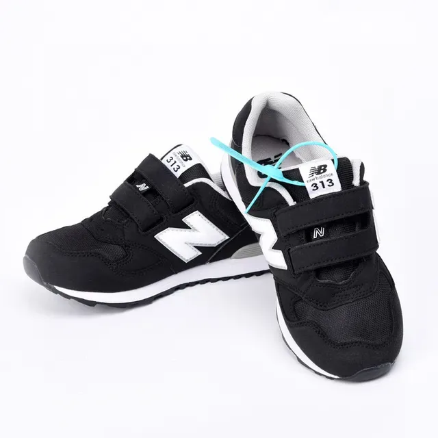 New Balance 574 Black White Gray Kids Lifestyle Sneakers 3