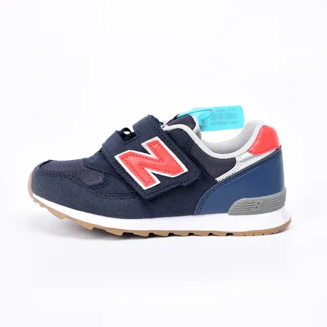New Balance 574 Black White Gray Kids Lifestyle Sneakers 12