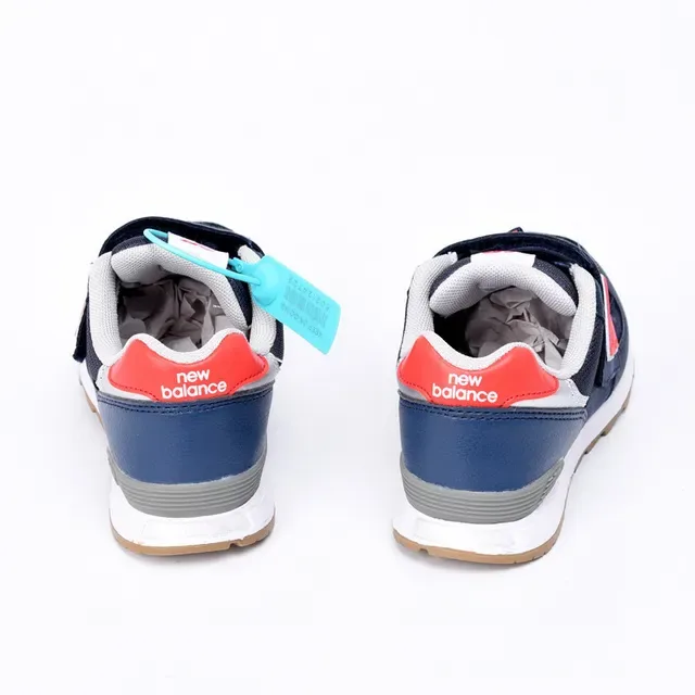 New Balance 574 Black White Gray Kids Lifestyle Sneakers 14