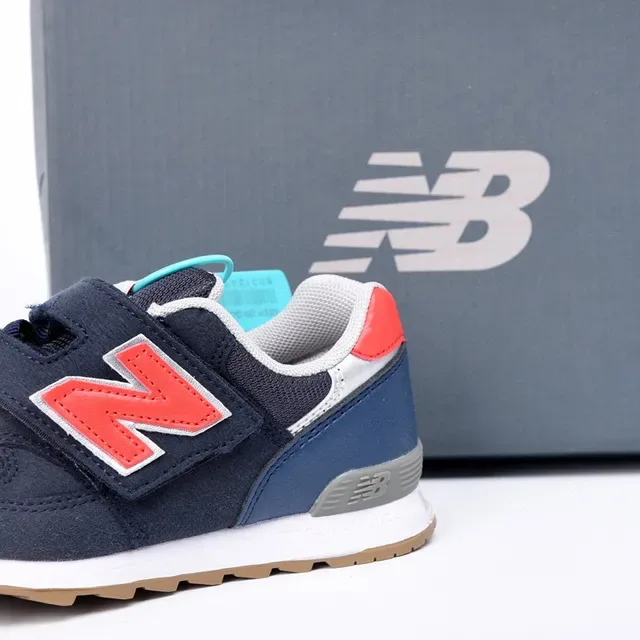 New Balance 574 Black White Gray Kids Lifestyle Sneakers 16