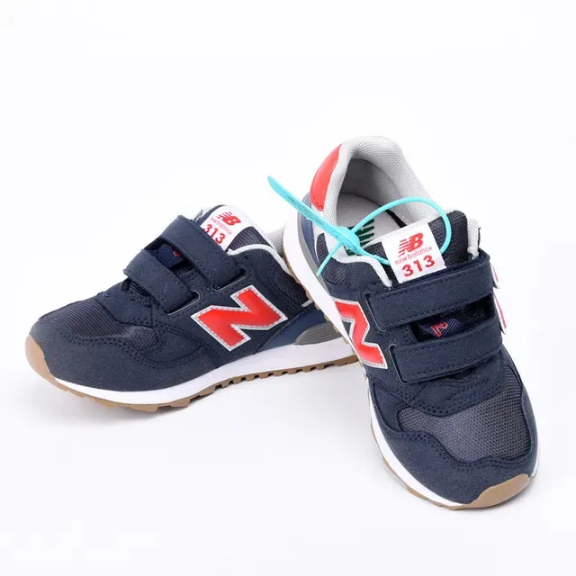 New Balance 574 Black White Gray Kids Lifestyle Sneakers 17