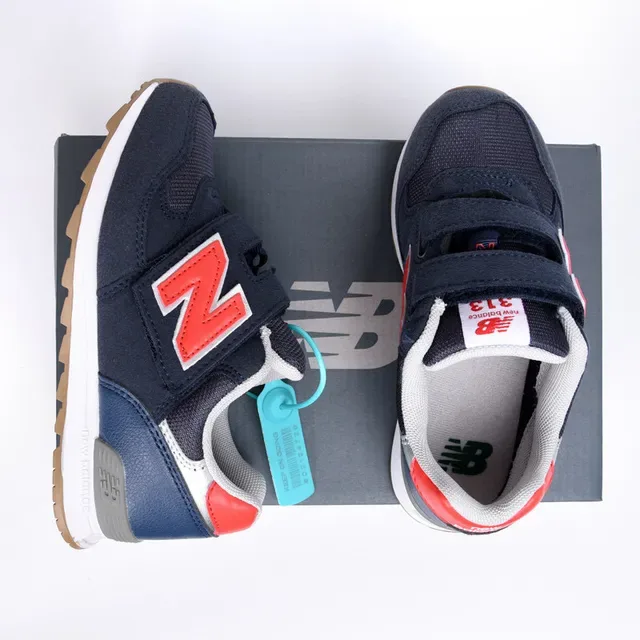 New Balance 574 Black White Gray Kids Lifestyle Sneakers 20