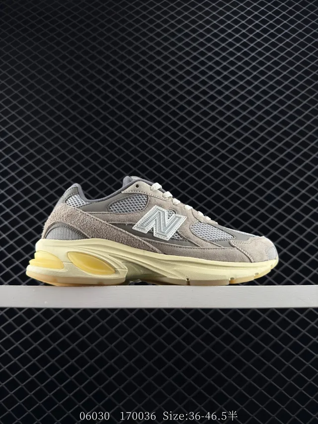 New Balance 9060 Beige Suede Mesh Chunky Sneakers 6