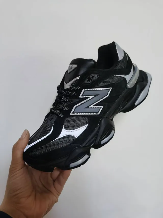 New Balance 9060 Black Silver Chaussures à semelle épaisse 2