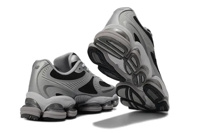New Balance 9060 Gray and Black Lifestyle Sneakers 2