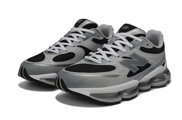 New Balance 9060 Gray and Black Lifestyle Sneakers 3