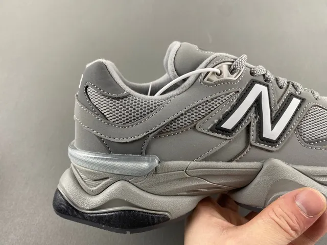New Balance 9060 Gray Chunky Sneakers 3
