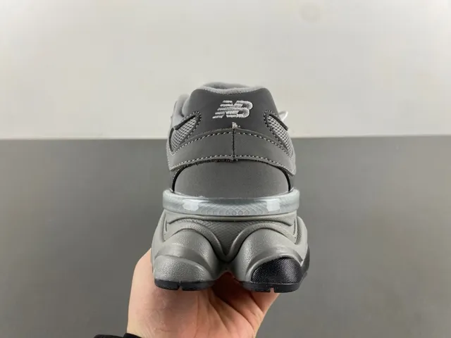 New Balance 9060 Gray Chunky Sneakers 4