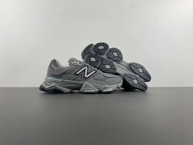 New Balance 9060 Gray Chunky Sneakers 12