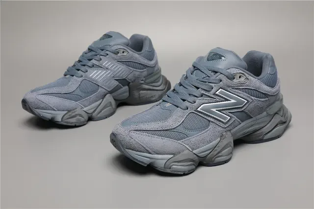 New Balance 9060 Monocromático Gris Lifestyle Sneakers 5
