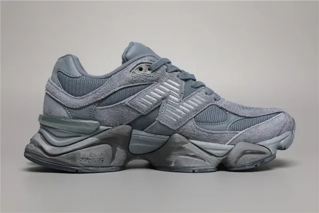 New Balance 9060 Monocromático Gris Lifestyle Sneakers 8