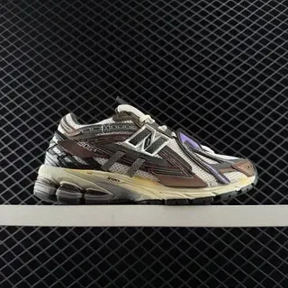 New Balance 906A বেইজ বাদামী বেগুনী লাইফস্টাইল স্নিকার