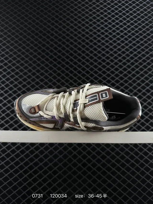 New Balance 906A Beige Marrón Púrpura Zapatillas Lifestyle 4