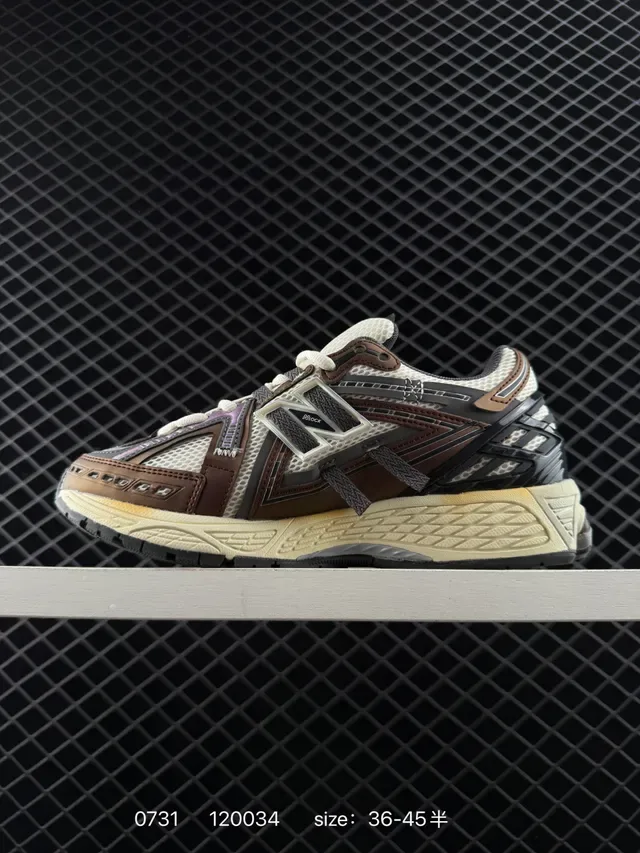 New Balance 906A Beige Marrón Púrpura Zapatillas Lifestyle 5