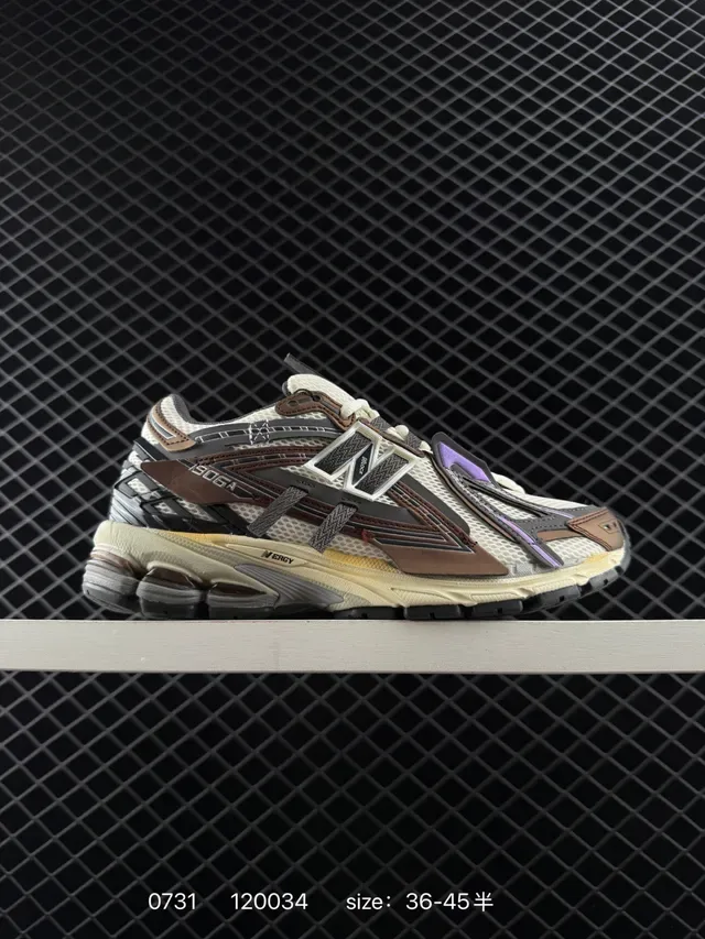 New Balance 906A Beige Marrón Púrpura Zapatillas Lifestyle 6