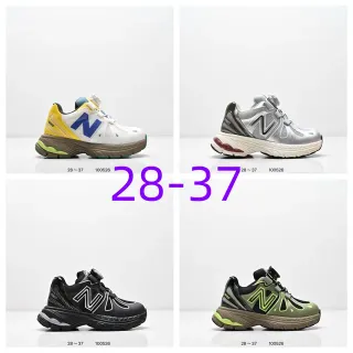 New Balance 990 白黄中底网面和合成材质叠加厚底运动鞋