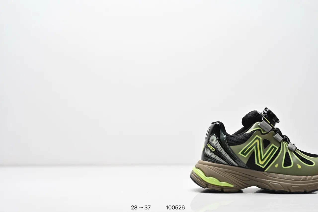 New Balance 990 Branco Amarelo Solado médio Malha e Sobreposições Sintéticas Tênis Chunky 15