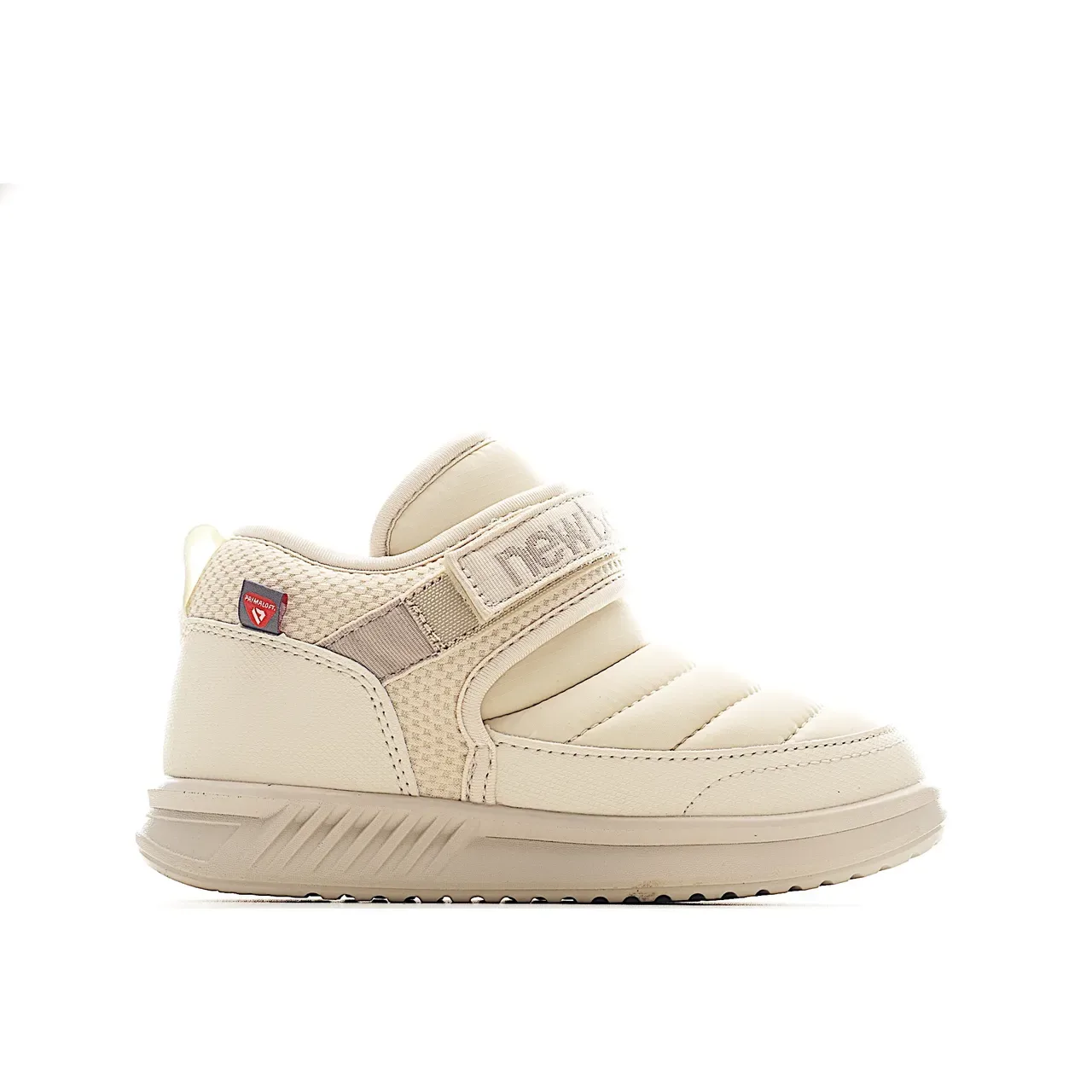 New Balance Beige White Quilted Padded Upper Single-Strap Buckle Closure Lifestyle Sneakers 12