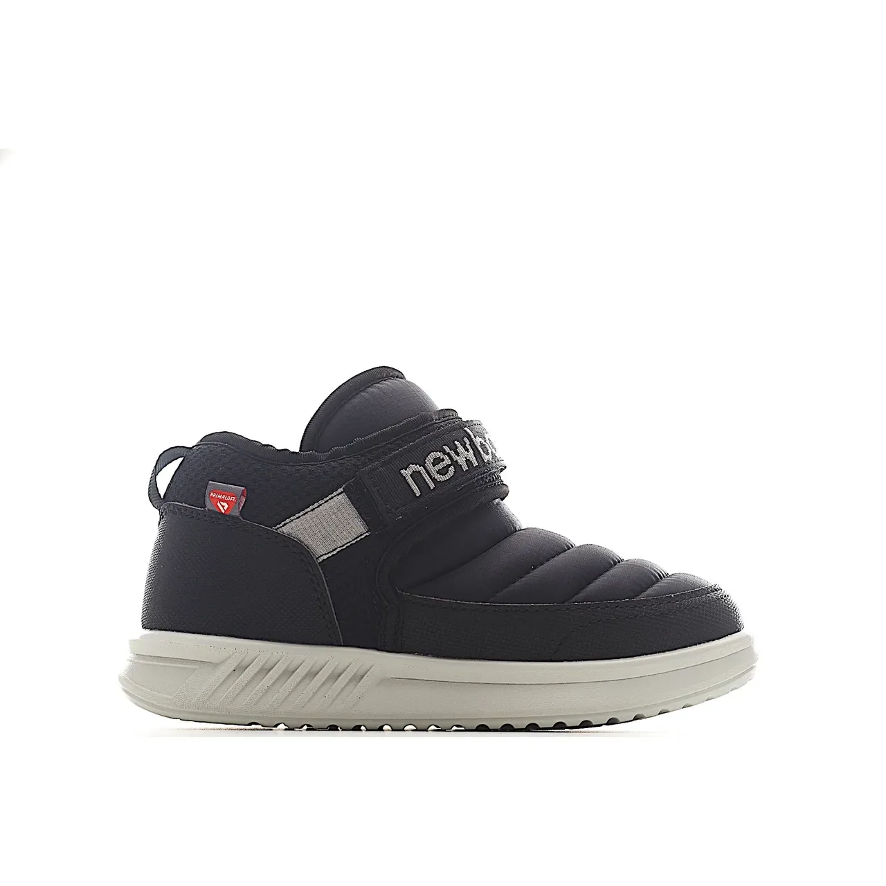 New Balance Beige White Quilted Padded Upper Single-Strap Buckle Closure Lifestyle Sneakers 20