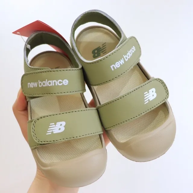 New Balance টু-স্ট্র্যাপ ভেলক্রো স্যান্ডেলস কিডস ক্যাজুয়াল স্যান্ডেলস 8