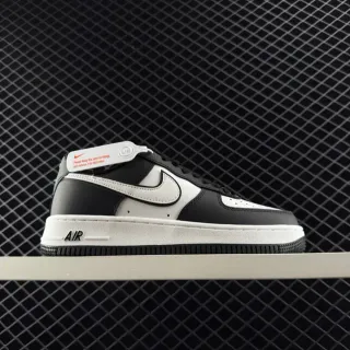Nike Air Force 1 أحذية رياضية أسود وأبيض للستايل الحياتي