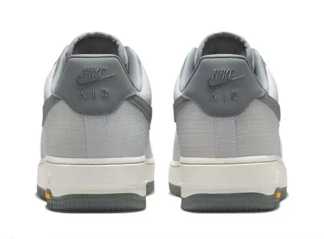 Nike Air Force 1 Gris Supérieure Texturisée Semelle Vibram Chaussures Lifestyle 3