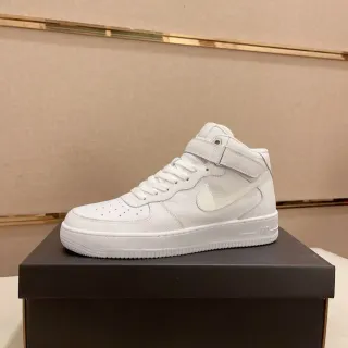 Nike Air Force 1 High Tênis Lifestyle Todo Branco