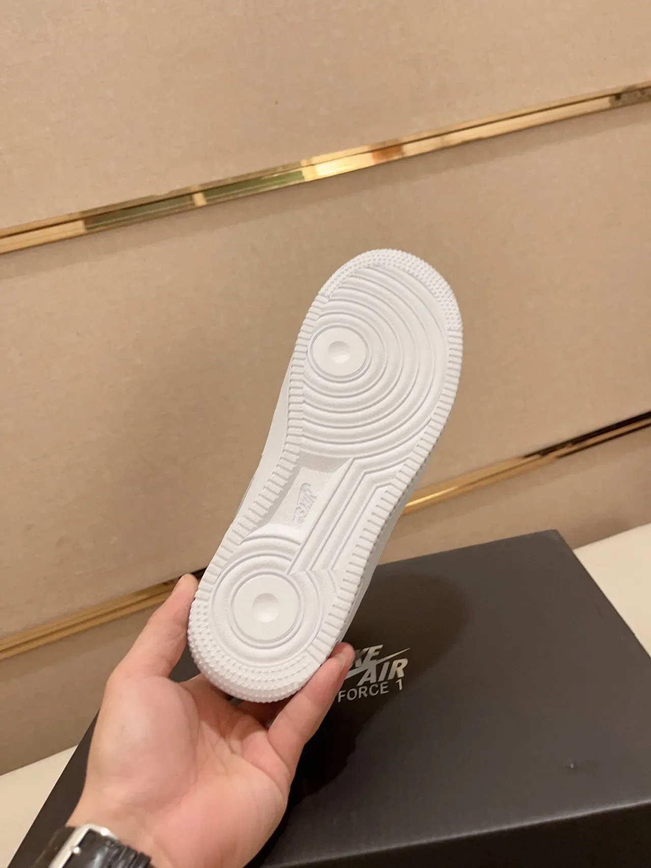 Nike Air Force 1 High All-White Lifestyle Sneakers 3