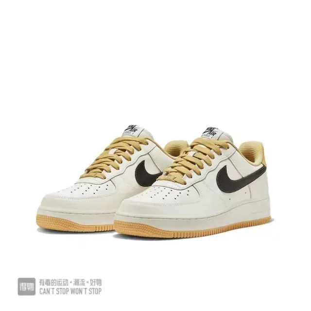 Nike Air Force 1 Off-White Black Mustard tênis lifestyle 6