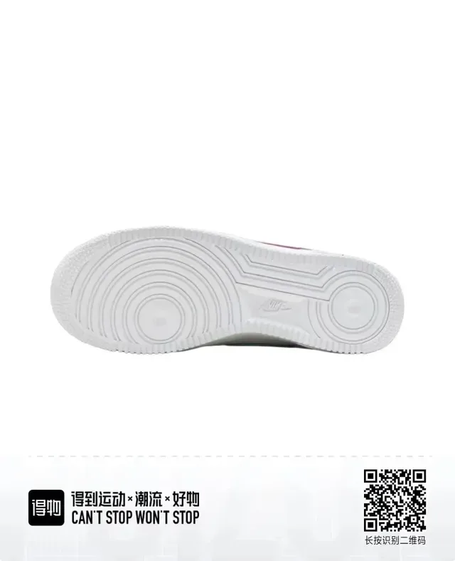 Nike Air Force 1 Off-White خط وردي أسلوب حياة حذاء رياضي 2