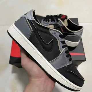 Nike Air Jordan 1 Low Black Gray White zapatillas lifestyle