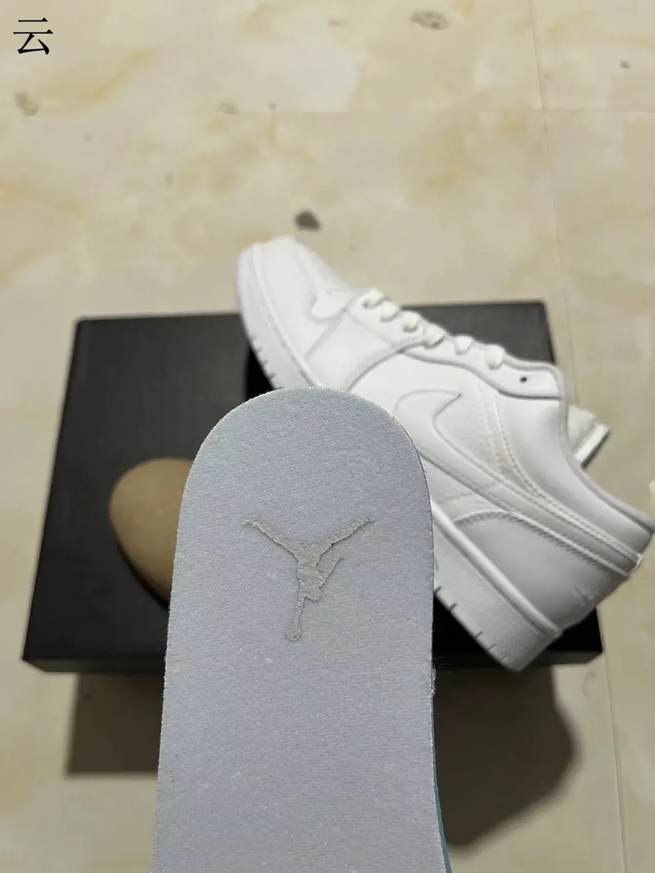 Nike Air Jordan 1 Low White Lifestyle Sneakers 10