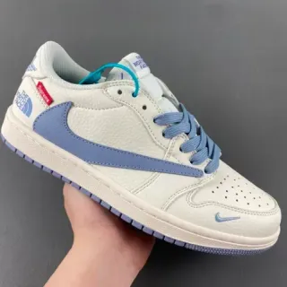 Nike Air Jordan 1 Low x Supreme x The North Face Off-White حذاء أسلوب الحياة