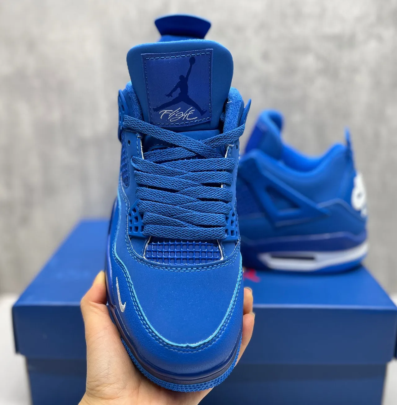 Nike Air Jordan 4 Royal Blue Tênis de basquete 3
