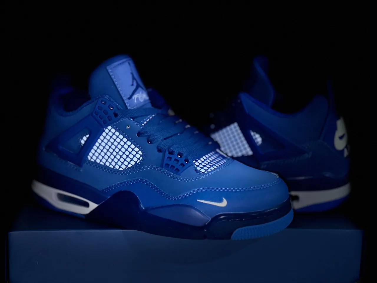 Nike Air Jordan 4 Royal Blue Tênis de basquete 7