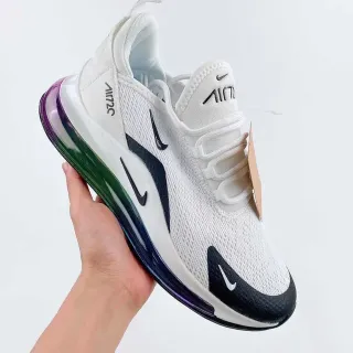 Nike Air Max 720 أبيض أسود قزحي أسلوب حياة حذاء رياضي