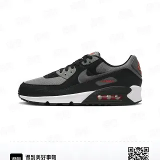 Nike Air Max 90 Preto/Cinza/Vermelho Tênis Lifestyle