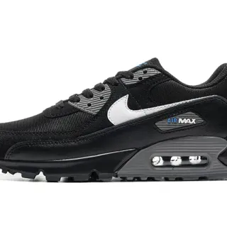 Nike Air Max 90 أسود أبيض رمادي حذاء أسلوب حياة