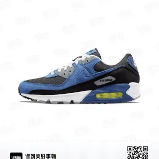 Nike Air Max 90 أزرق أسود أبيض حذاء أسلوب حياة