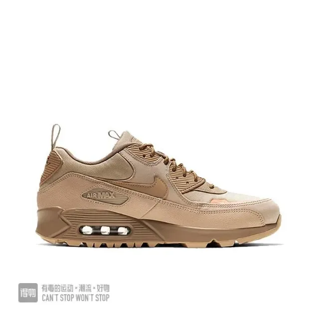 Nike Air Max 90 Monochromatic Tan Lifestyle Sneakers 4