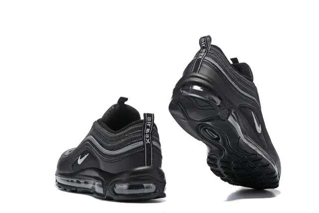 Nike Air Max 97 Black Silver Lifestyle Sneakers 2