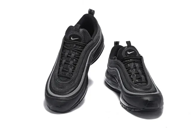 Nike Air Max 97 Black Silver Lifestyle Sneakers 3