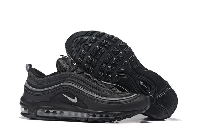 Nike Air Max 97 Black Silver Lifestyle Sneakers 5