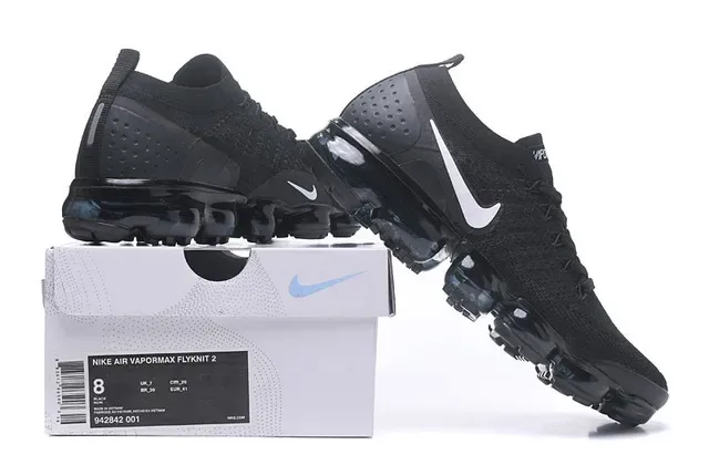 Nike Air VaporMax Black and White Lifestyle Sneakers 2