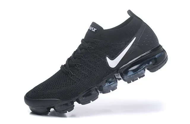 Nike Air VaporMax Black and White Lifestyle Sneakers 5