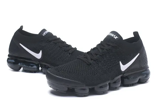 Nike Air VaporMax Black and White Lifestyle Sneakers 6