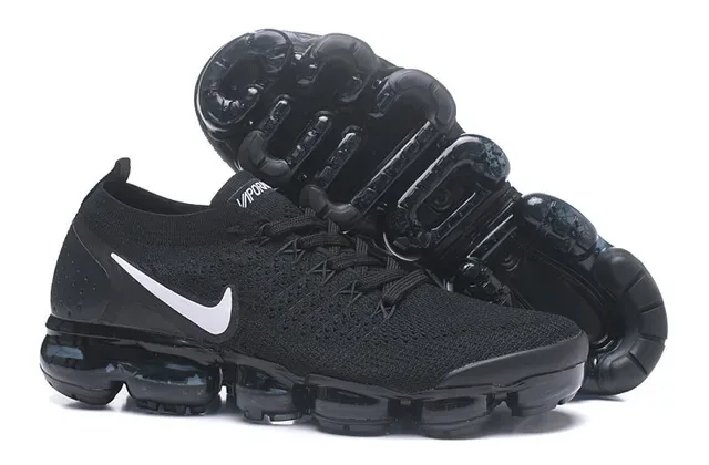 Nike Air VaporMax Black and White Lifestyle Sneakers 7