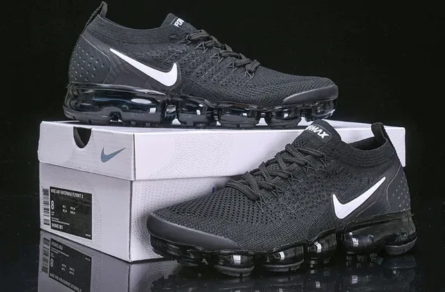 Nike Air VaporMax Black and White Lifestyle Sneakers 11