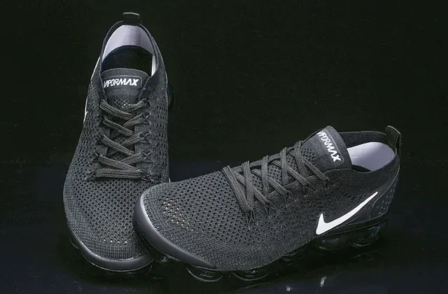 Nike Air VaporMax Black and White Lifestyle Sneakers 12