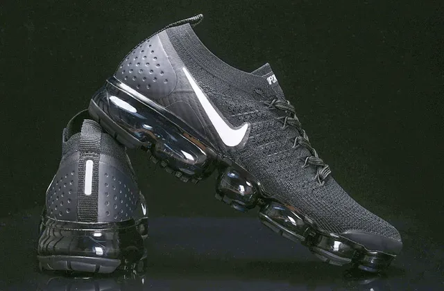 Nike Air VaporMax Black and White Lifestyle Sneakers 14